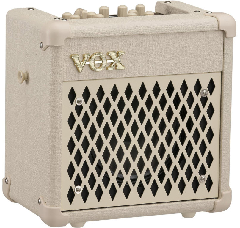 Vox Limited Edition Ivory Mini5 Rhythm Modeling Guitar Combo Amplifier