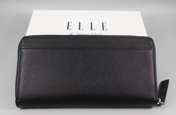 กระเป๋าสตางค์ ELLE ดำ-ซิบ ใหม่ แท้
