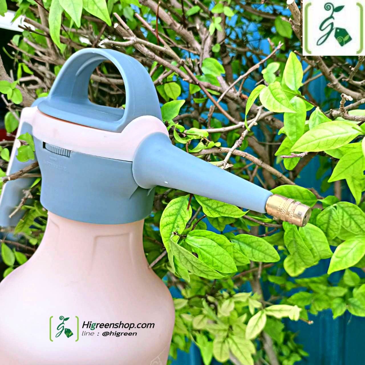 กระบอกฉีด+ควบคุมแรงดัน 2 ลิตร (คละสี)