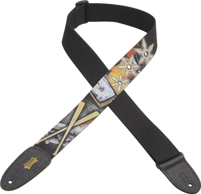 Levy's 2" Printed Cotton Strap with Brass Eyelets