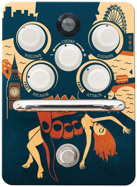 Orange Kongpressor Optical Class A Compressor Pedal