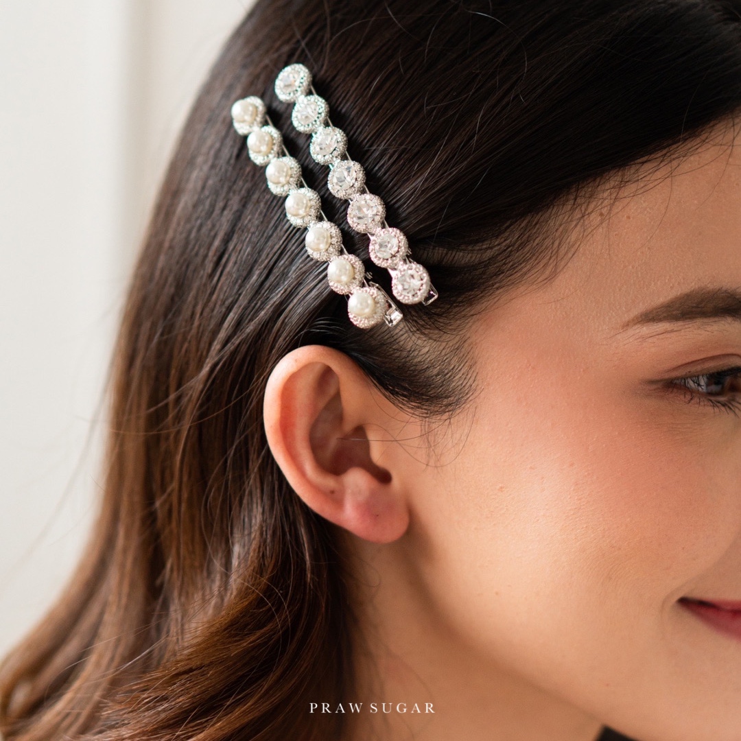 Gorgeous Swarovski Hairclip - กิ๊บติดผมสวยหรูคริสตัลสวารอฟสกี้ (มี 11 สี)