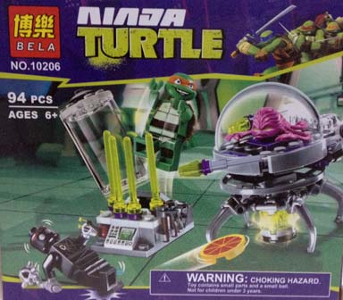 มินิฟิกเกอร์เต่านินจา Kraang Lab Escape