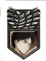 เข็มกลัด Eren Yeager : Attack on Titan Pins Collection (แท้)