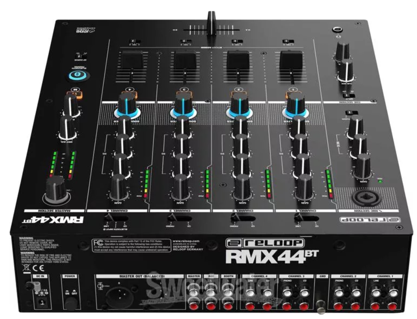 Reloop RMX-44-BT 4-channel Bluetooth DJ Mixer