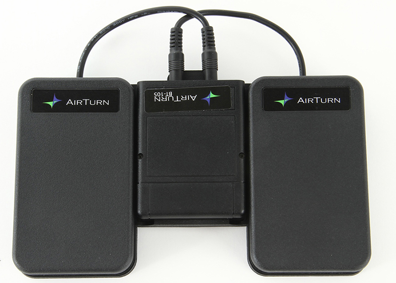 AirTurn BT-105 with 2 ATFS-2 Pedalboard