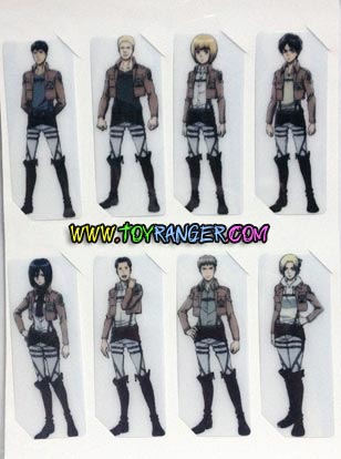 ที่คั่นหนังสือพลาสติก Attack on Titan 6