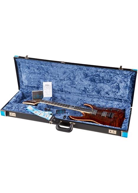 Jackson USA Signature Model Misha Mansoor Juggernaut BULB HT6 Electric Guitar - Amber Tiger Eye