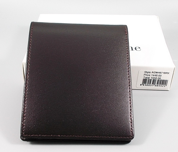 กระเป๋าสตางค์ Guy Laroche ดาร์คช็อคโกแลต ใหม่ แท้