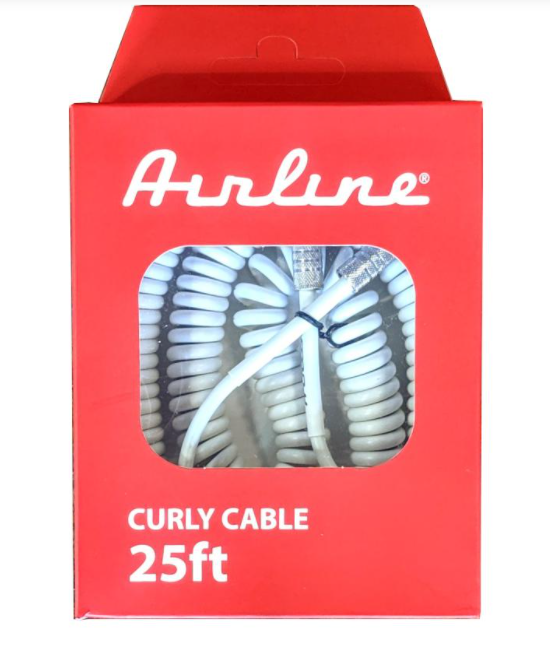 AIRLINE CURLY CABLE 25 ft.