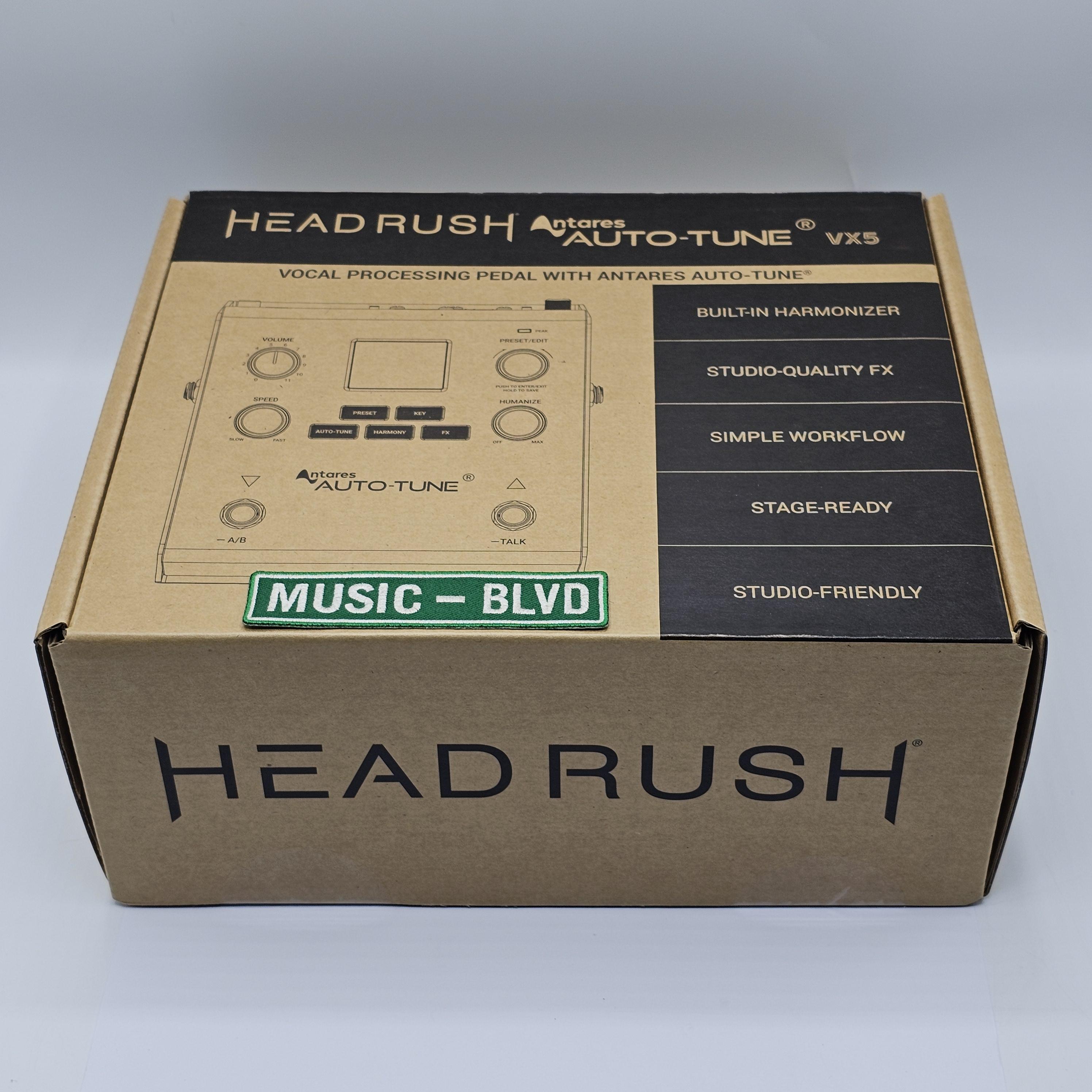 HeadRush VX5 AUTOTUNE Vocal Effects Pedal for Singers with Antares AutoTune