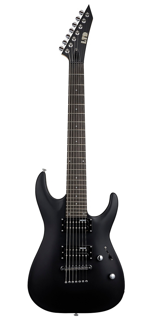 ESP LTD MH-17 7-String Electric Guitar Satin Black