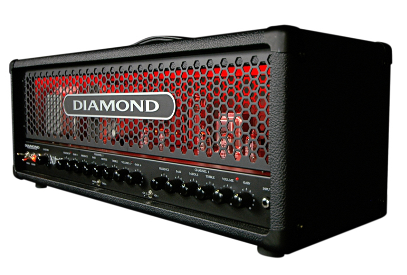 Diamond Amplification Nitrox USA Custom Series 100W Modern Tube Guitar Amp Head Black