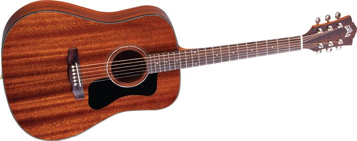 Guild GAD Series D-125 Dreadnought Acoustic Guitar Natural