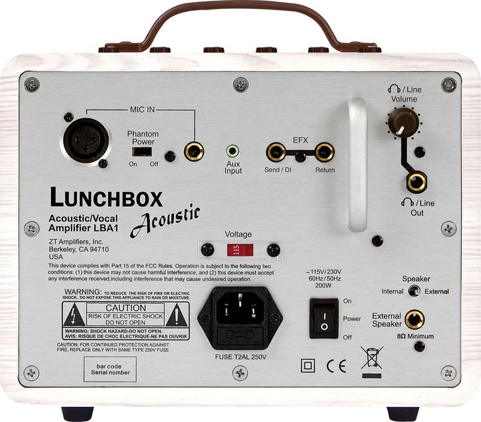 ZT Lunchbox 200W 1x6.5 Acoustic Combo Amp (Light Wood)