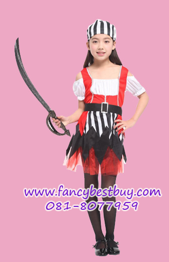 HOT PROMOTION ชุดแฟนซีเด็ก สาวน้อยโจรสลัดสุดสวย Pretty Pirate Girl มี ขนาด XL