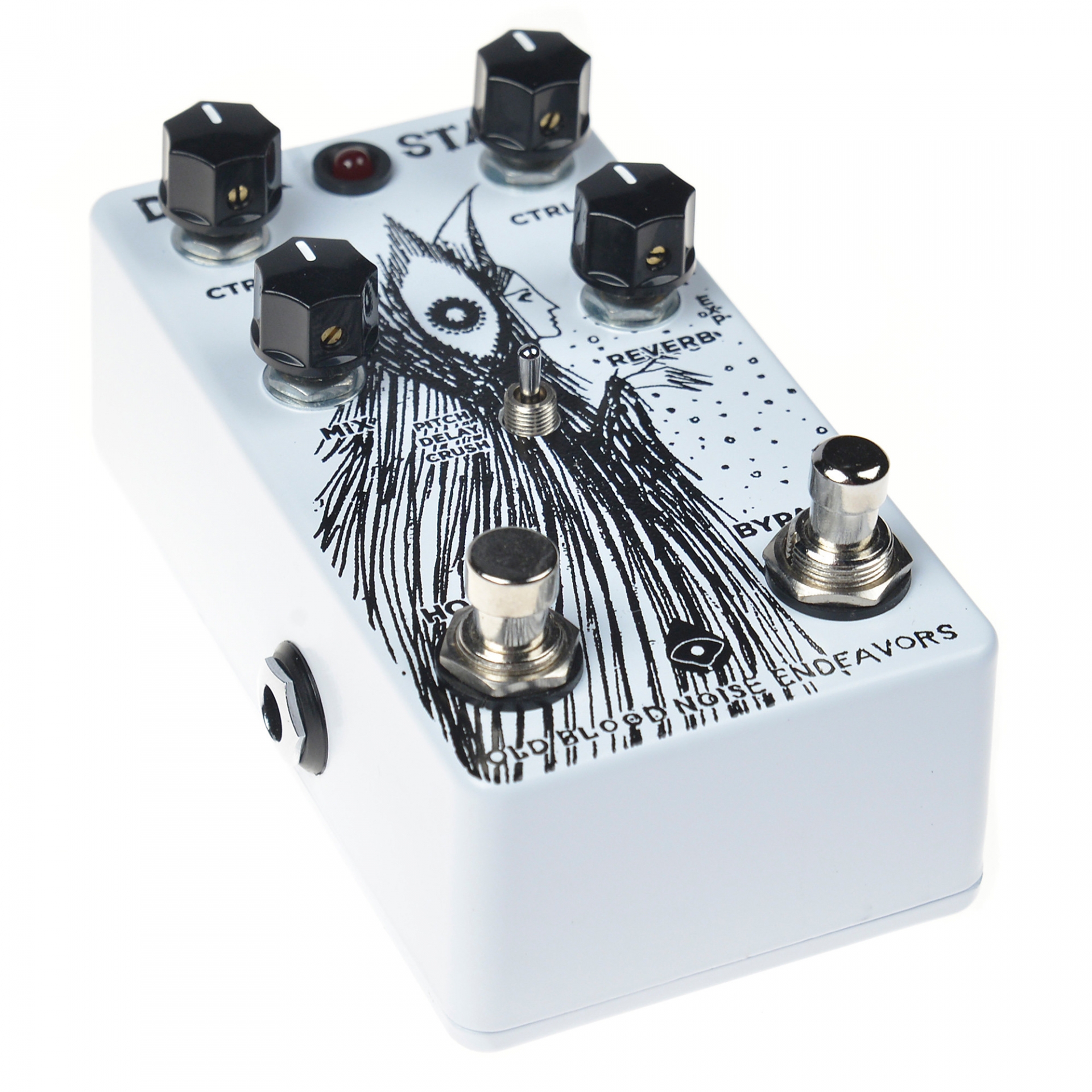 Old Blood Noise Dark Star Pad Reverb CME Exclusive White and Black w/ Free Mug (LTD of 20)