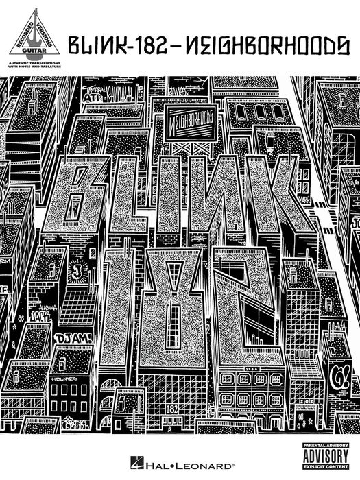 Hal Leonard Blink-182 - Neighborhoods Guitar Tab Songbook