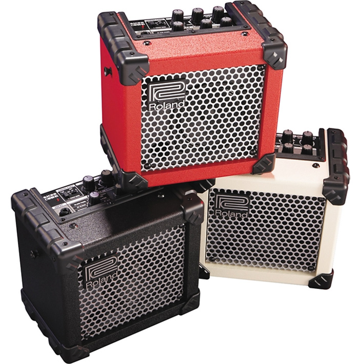 Roland Micro Cube Guitar Amp - Black Red White