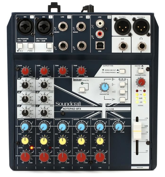Soundcraft Notepad 8FX