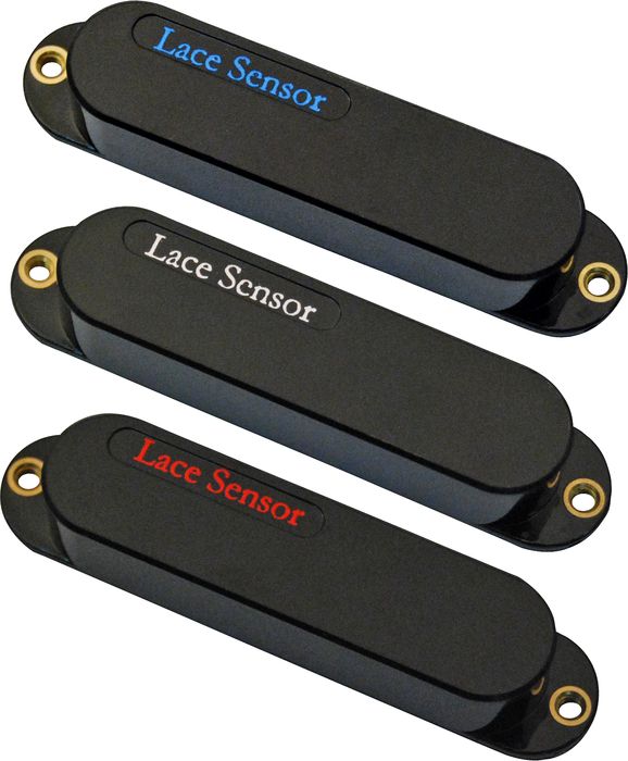 Lace Sensor Blue-Silver-Red 3-Pack S-S-S Pickup Set