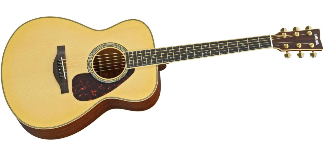 Yamaha LS16M L Series Solid Mahogany/Spruce Concert Acoustic-Electric Guitar