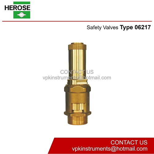HEROSE - Safety Valves Type 06217