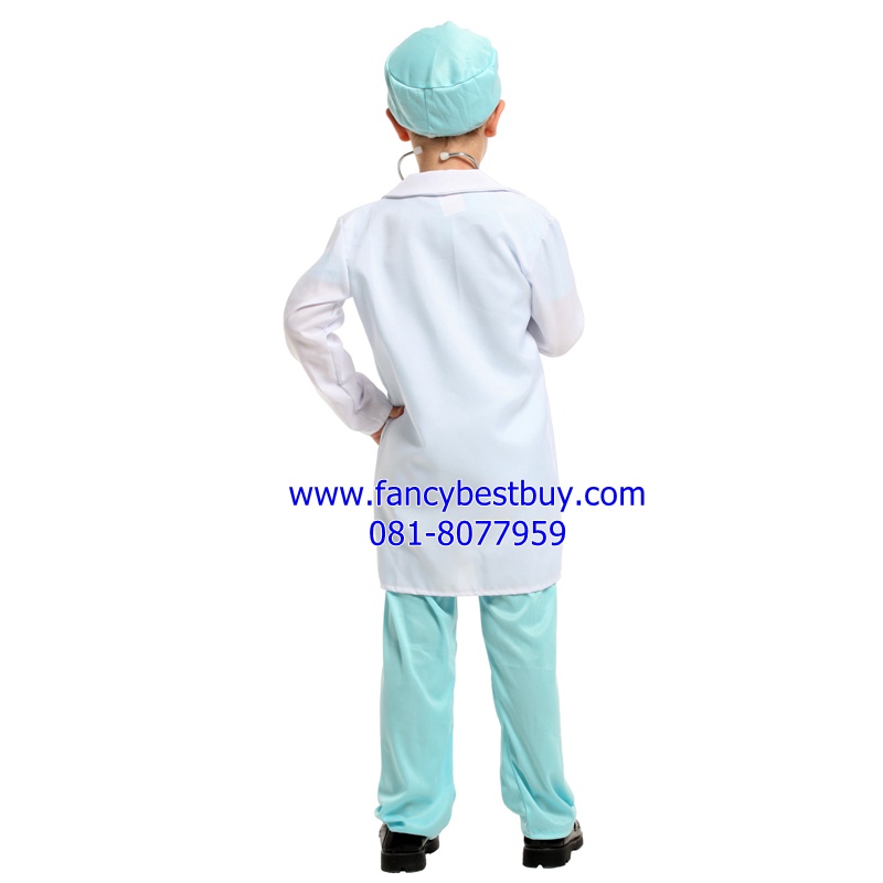 ชุดคุณหมอ ชุดคุณหมดผ่าตัด ชุดแฟนซีอาชีพ ใส่ได้ทั้งชายและหญิง มี ขนาด M, L
