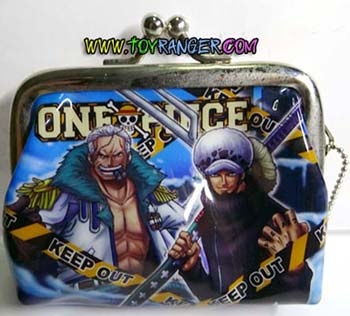 กระเป๋าใส่เหรียญ Smoker & Trafalgar Law (แท้)