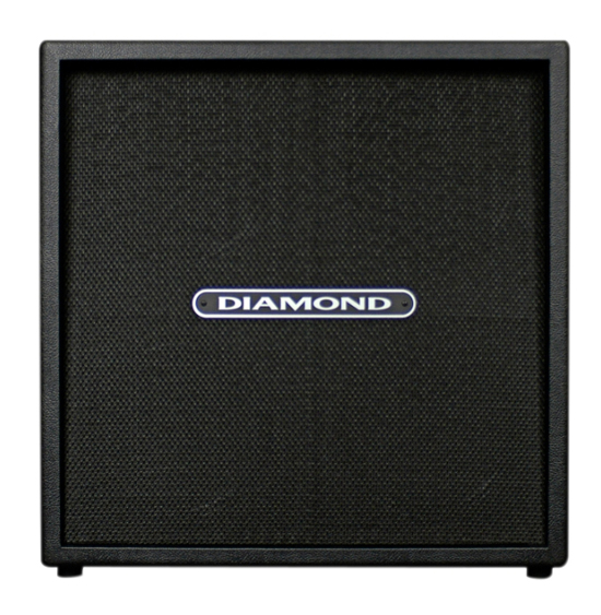 Diamond Amplification Vanguard 4x12 300W 16 Ohm Guitar Cab Black