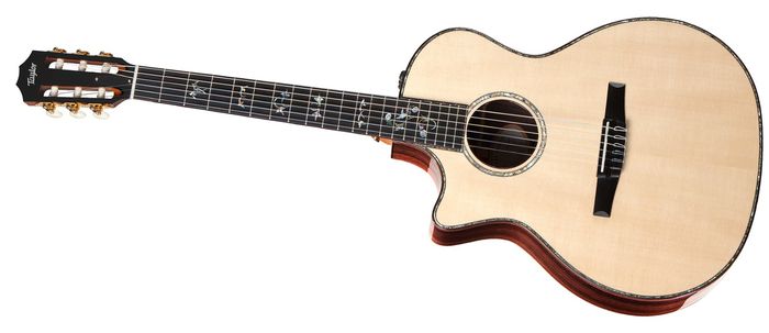 Taylor 914ce-N-L Rosewood/Spruce Nylon String Grand Auditorium Left-Handed Acoustic-Electric Guitar Natural