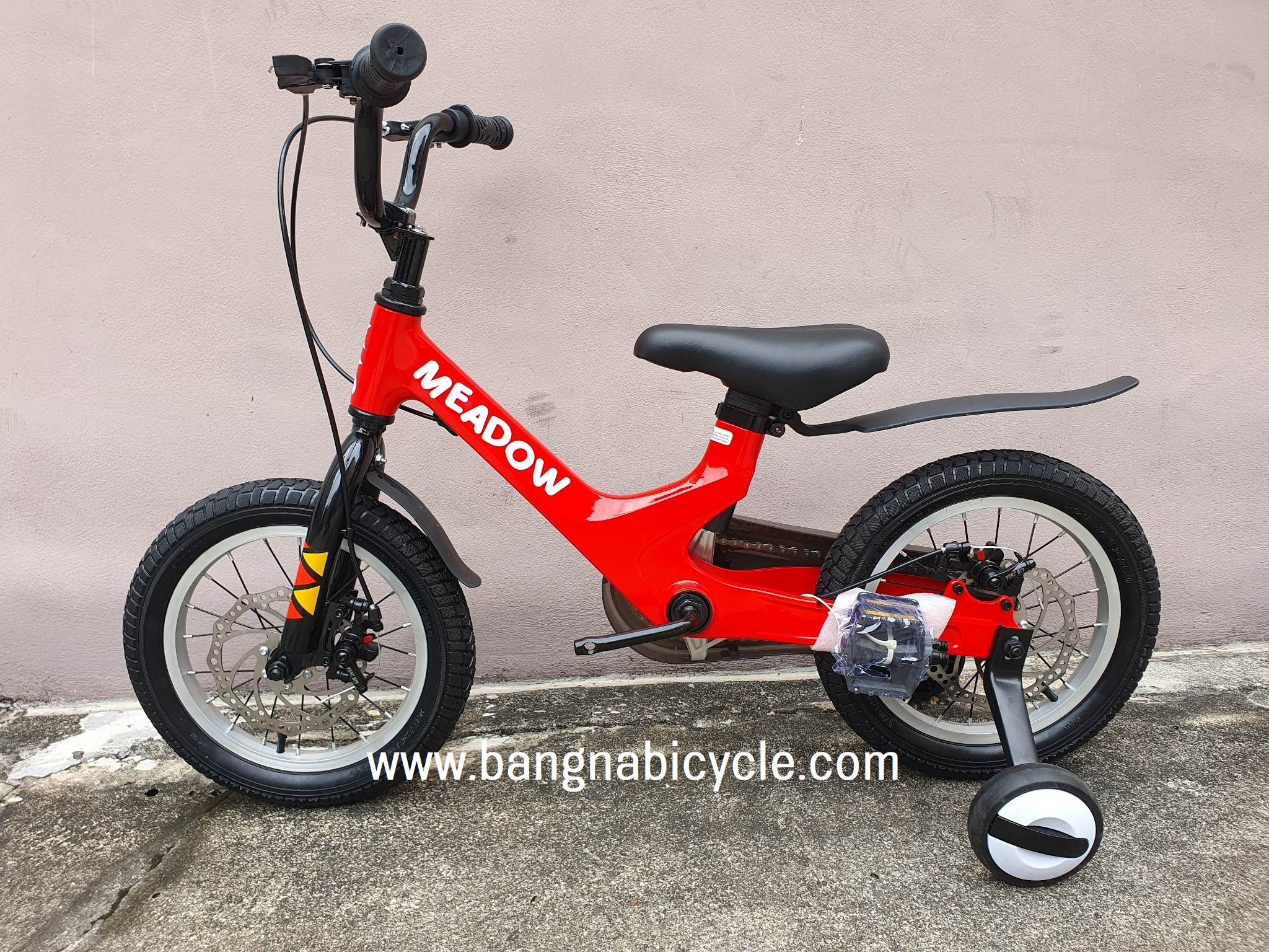 [หมด]รถจักรยานเด็กอลูมิเนียม Meadow MAG 14 และ 16 นิ้ว