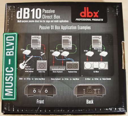 dbx dB10 Passive Direct Box