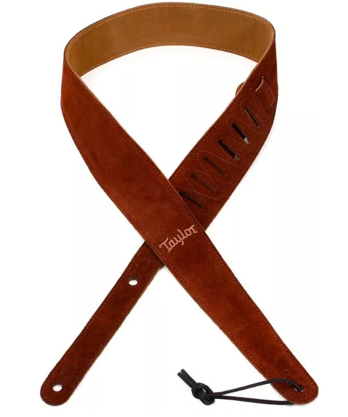 Taylor Chocolate Suede Logo Strap
