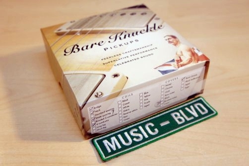 Bare Knuckle Aftermath 7 String Humbucker Set (Burnt Chrome)