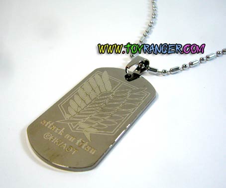 สร้อย Dog Tag Attck on Titan 19 (สายสร้อยคละแบบ)