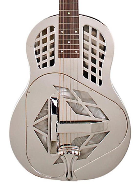 Recording King RM-991-S Tricone Metal Body Resonator Guitar With Roundneck