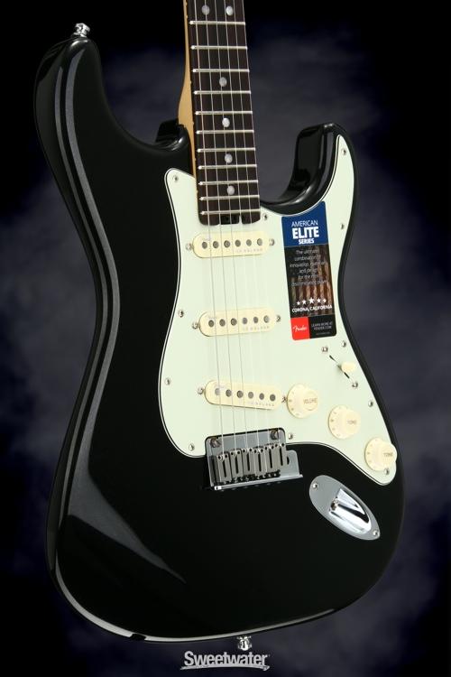 Fender American Elite Stratocaster, Rosewood - Mystic Black