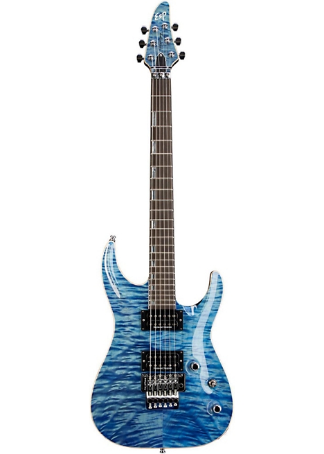 ESP Original Horizon CTM Electric Guitar with Floyd Rose Faded Sky Blue