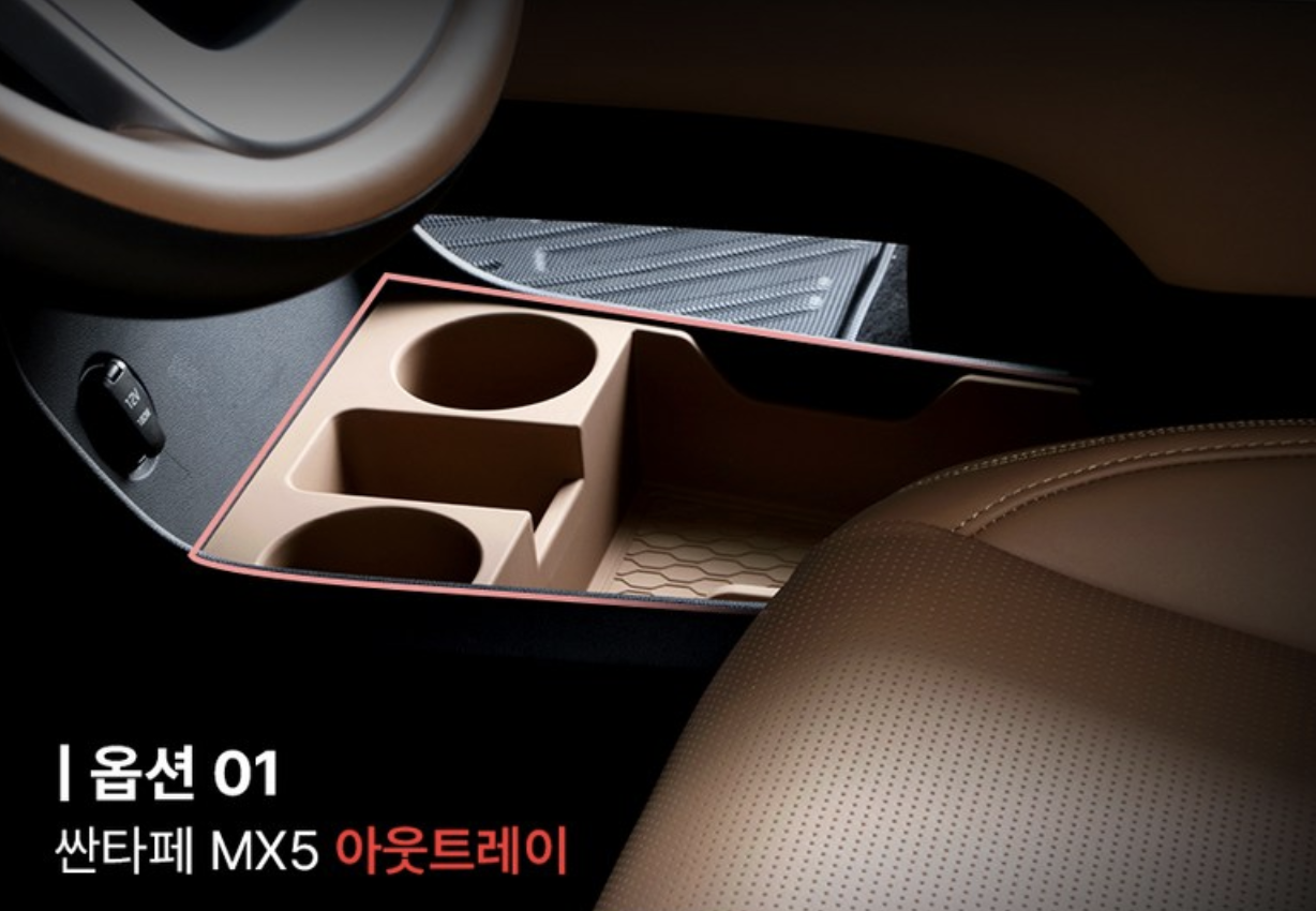 กล่องเก็บของคอนโซล Hyundai SANTA FE Hybrid ฮุนได ซานตา เฟ่