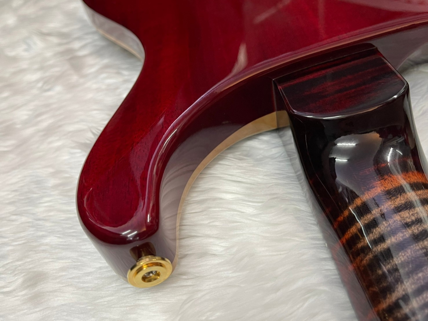 PRS Wood Library 10 Top Special 22 Flame Neck Brazilian Rosewood Charcoal Cherry MB Exclusive