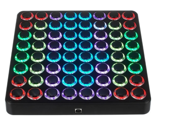 DJ Techtools Midi Fighter 64 black