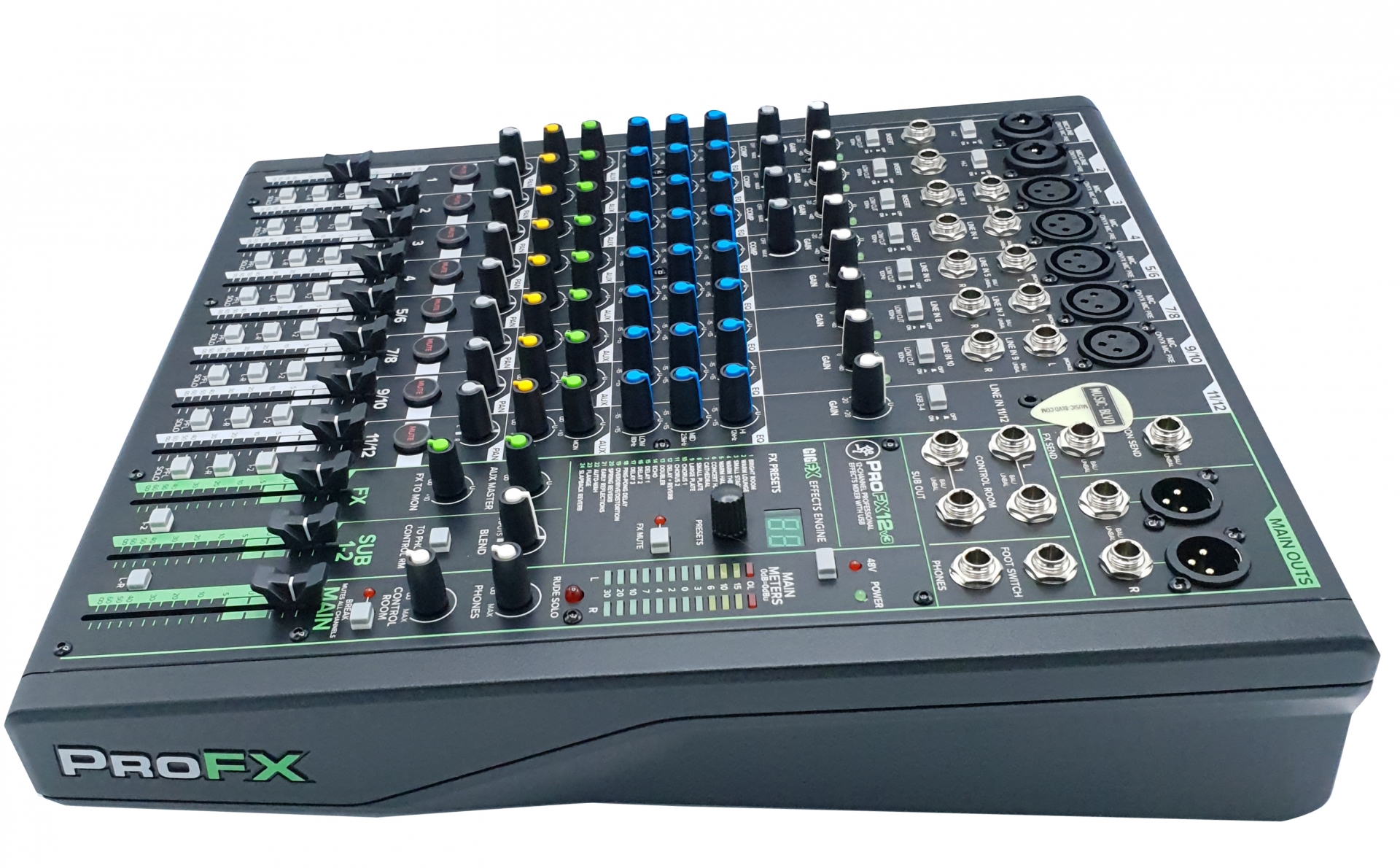 Mackie ProFX12v3 12-channel Mixer with USB and Effects