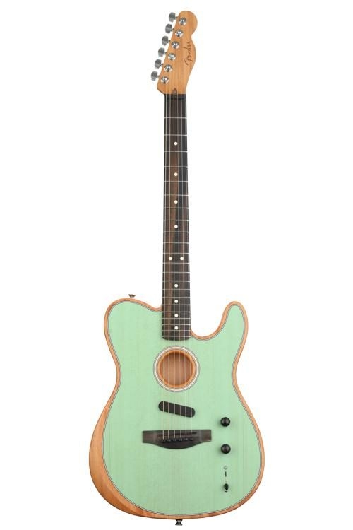 Fender Acoustasonic Telecaster - Translucent Surf Green