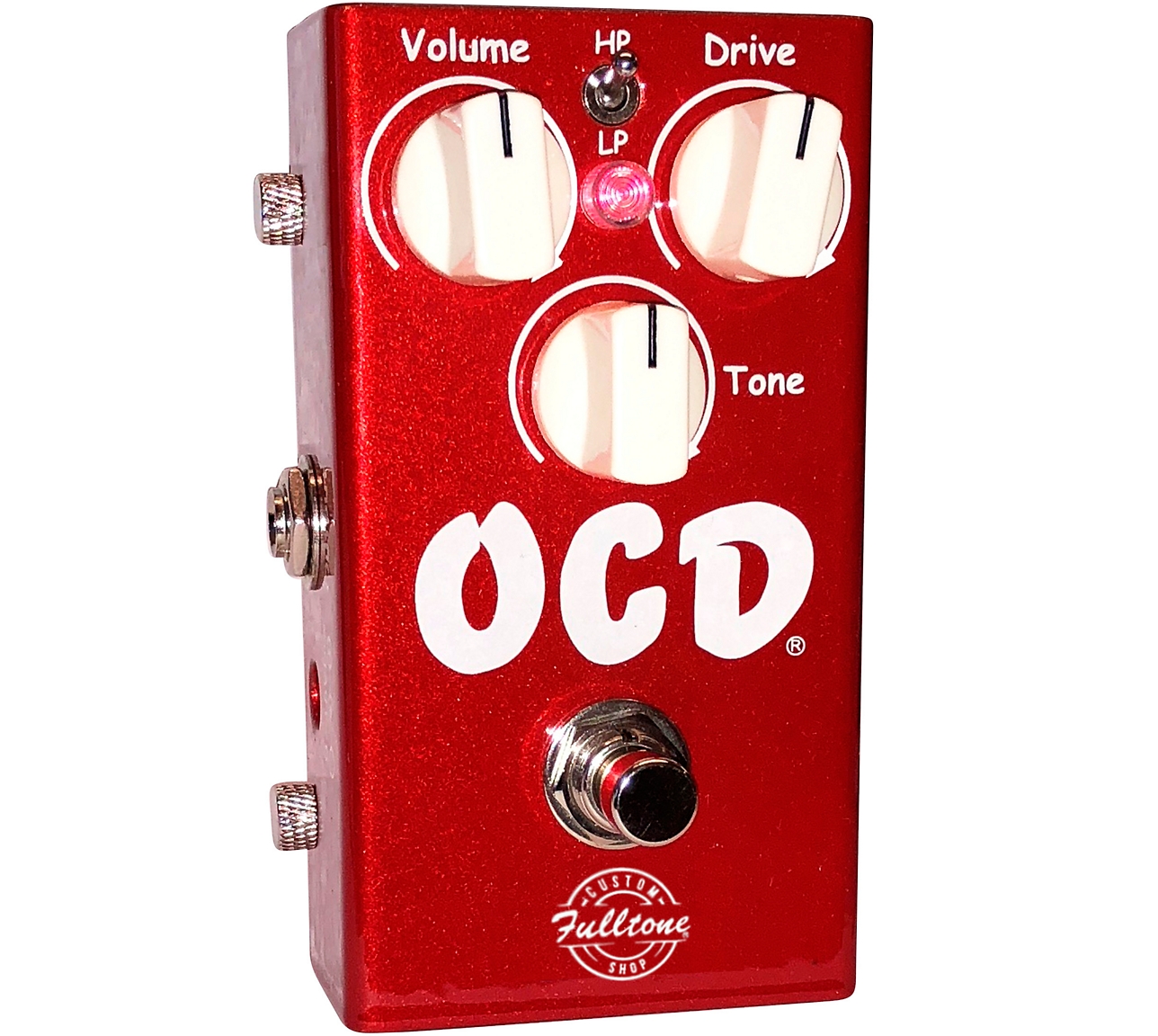 Fulltone Custom Shop Limited-Edition Custom Shop Candy Apple Red OCD Overdrive Effects Pedal