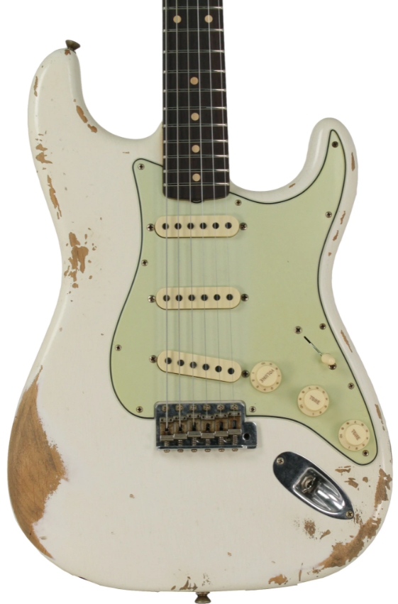 Fender Custom Shop 1960 Relic Stratocaster, Aged Olympic White