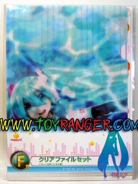 มินิแฟ้ม Miku Hatsune Type-04 (5ใบคละแบบ,แท้)