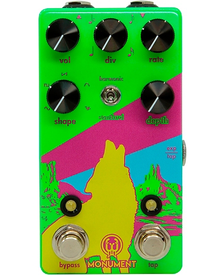 Walrus Audio Monument V2 Limited-Edition Neon Harmonic Tap Tremolo Effects Pedal