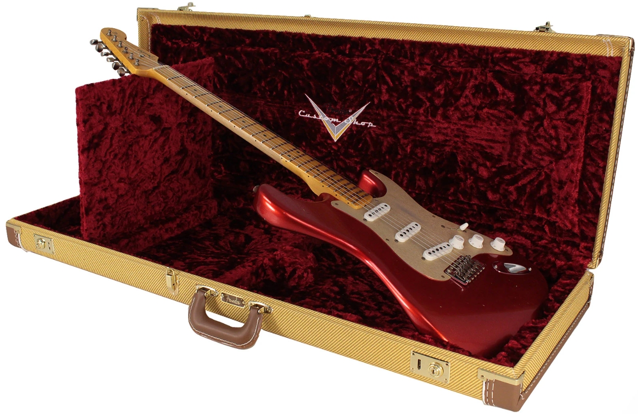 Fender Custom Shop Limited 55 Dual-Mag Strat Journeyman Relic, Aged Candy Apple Red