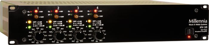 Millennia HV-3D-4 Four Channel Microphone Preamplifier